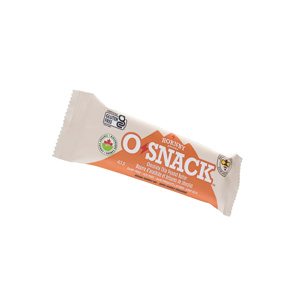 Chocolate Chip Peanut Butter, Organic O Snack Energy Bar