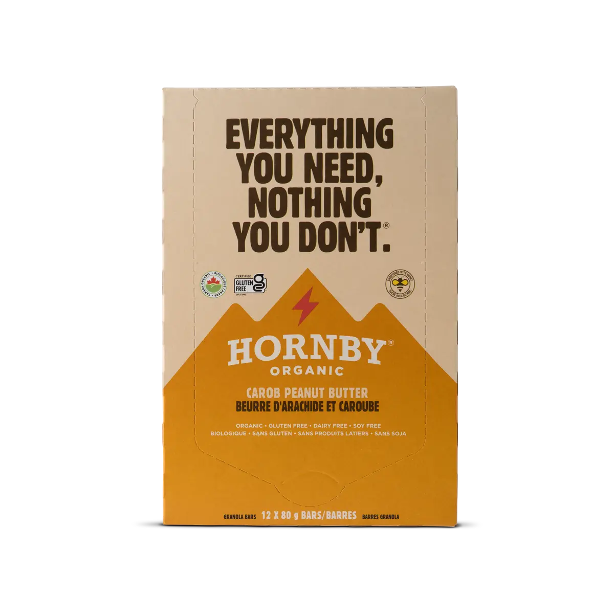 Carob Peanut Butter Hornby Bar