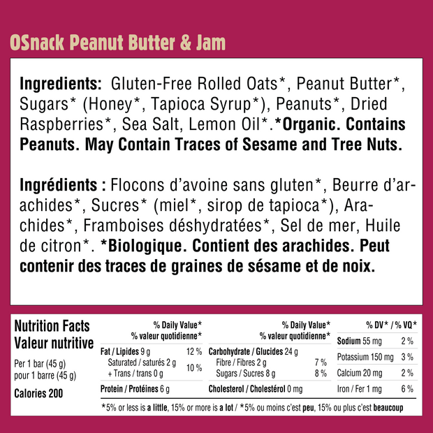 OSnack Peanut Butter & Jam